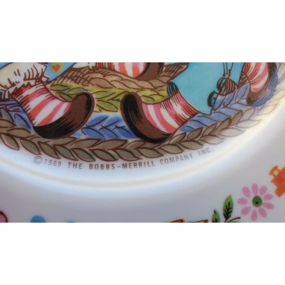 Vintage Raggedy Ann‎ and Andy 3 Piece Dish Set Oneida 1969 Bobbs-Merrill Co